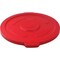 Global Industrial Flat Lid, Red, Plastic 240465RD - alternate 1